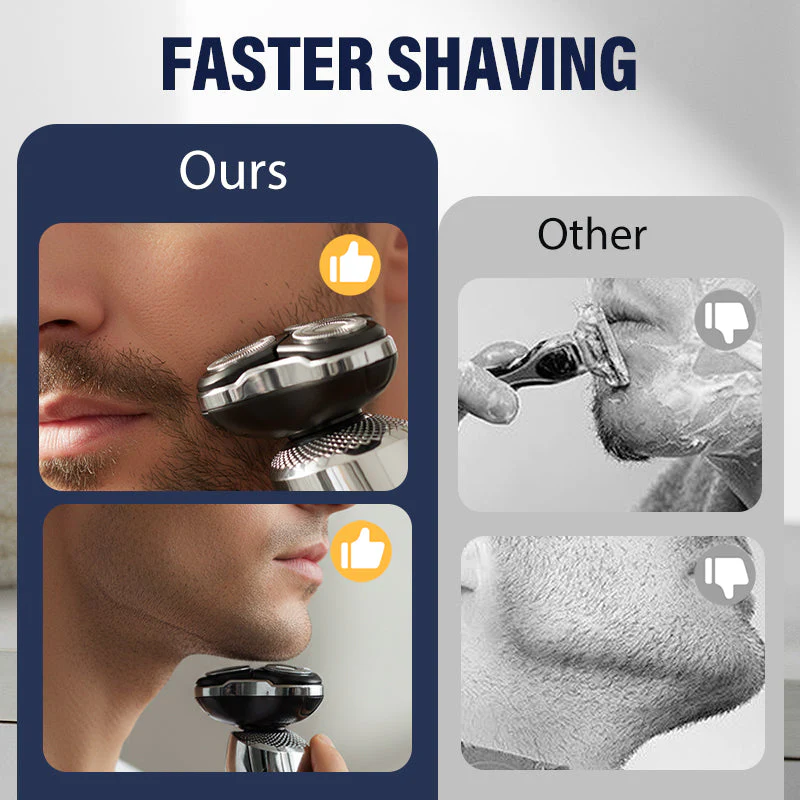 3-in-1 Men's Electric Shaver with 3D Floating Head - Image 3