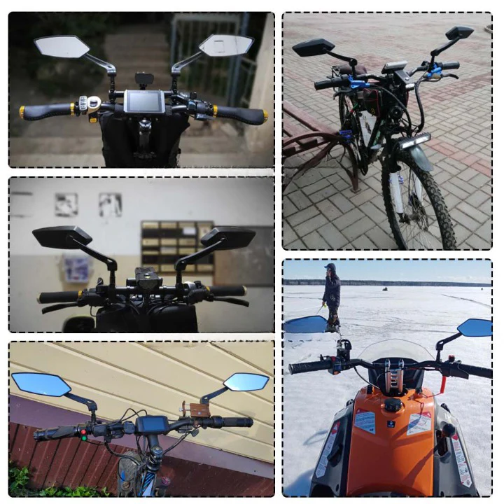 360° Bike Mirror with Handlebar Mount - Image 2