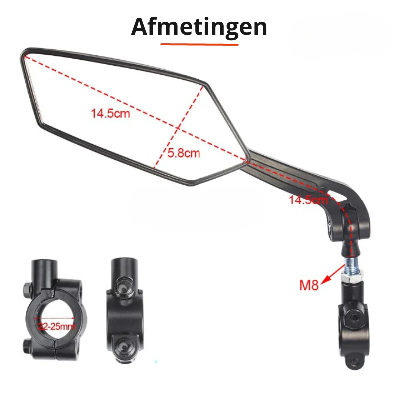 360° Bike Mirror with Handlebar Mount - Image 5