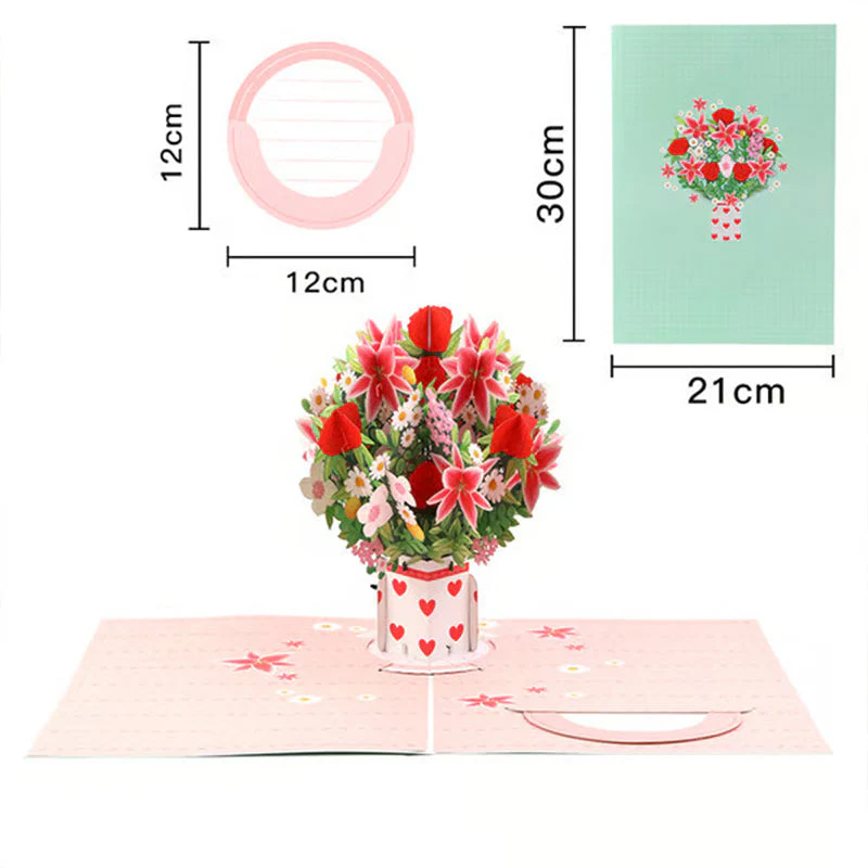 3D Pop-Up Card - Keep Love Alive with Stunning Floral Magic - Image 13