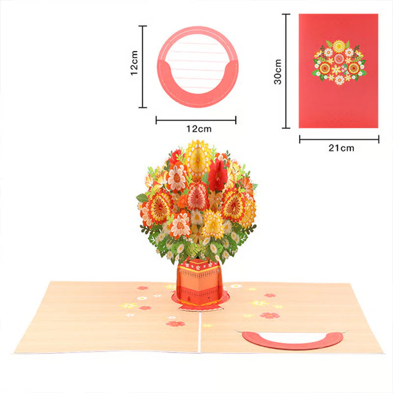 3D Pop-Up Card - Keep Love Alive with Stunning Floral Magic - Image 4