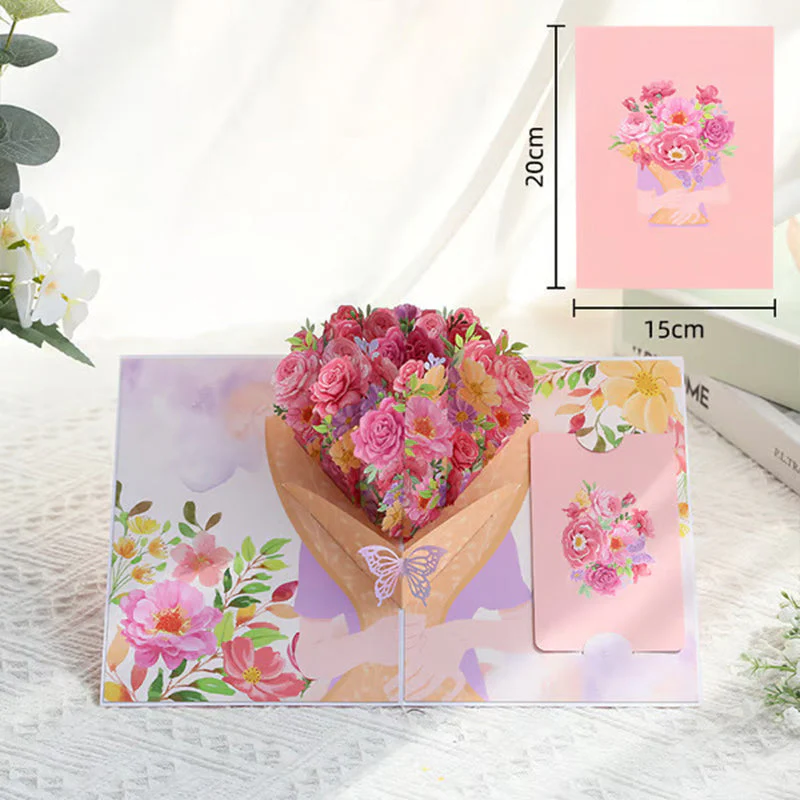 3D Pop-Up Card - Keep Love Alive with Stunning Floral Magic - Image 8