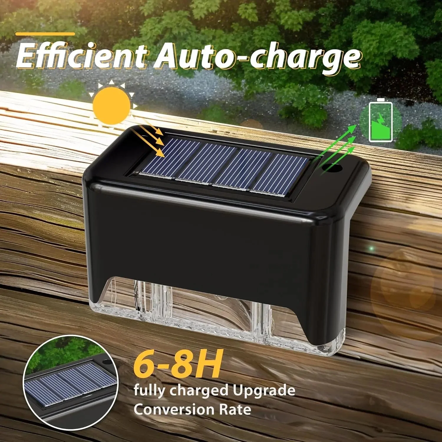 4-Piece Solar Patio Lighting Set – Weather-Resistant Outdoor Lights - Image 2