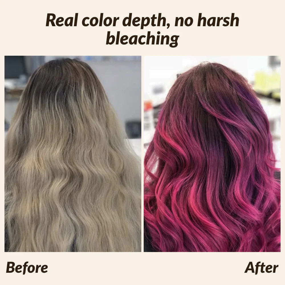 1+1 FREE | GlamUp™ Non-Bleaching Hair Nourishing Hair Coloring Dye - Image 4