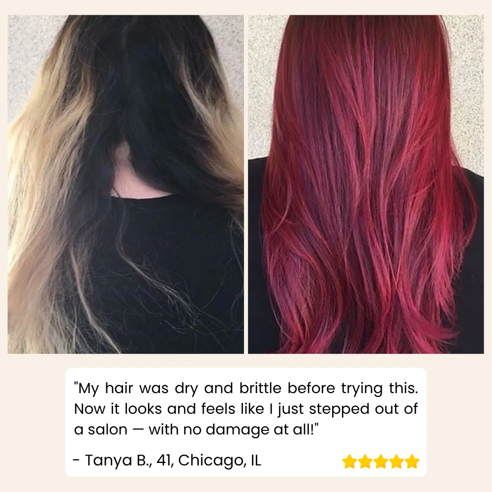 1+1 FREE | GlamUp™ Non-Bleaching Hair Nourishing Hair Coloring Dye - Image 7