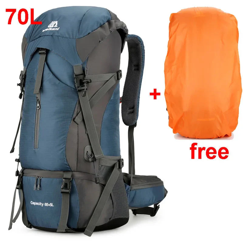 70L Hiking Backpack with Rain Cover - Image 7