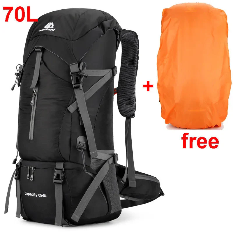 70L Hiking Backpack with Rain Cover - Image 9