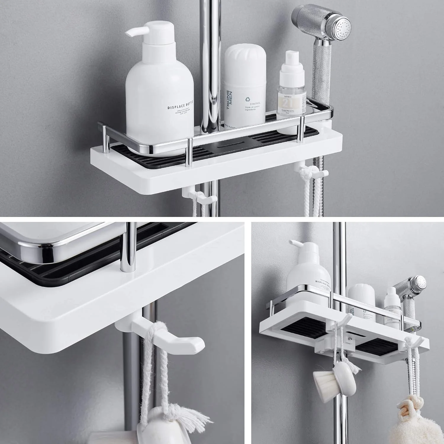 Adjustable | No-Drill | Corrosion-Resistant Stainless Steel | ShowerFlex - Image 2