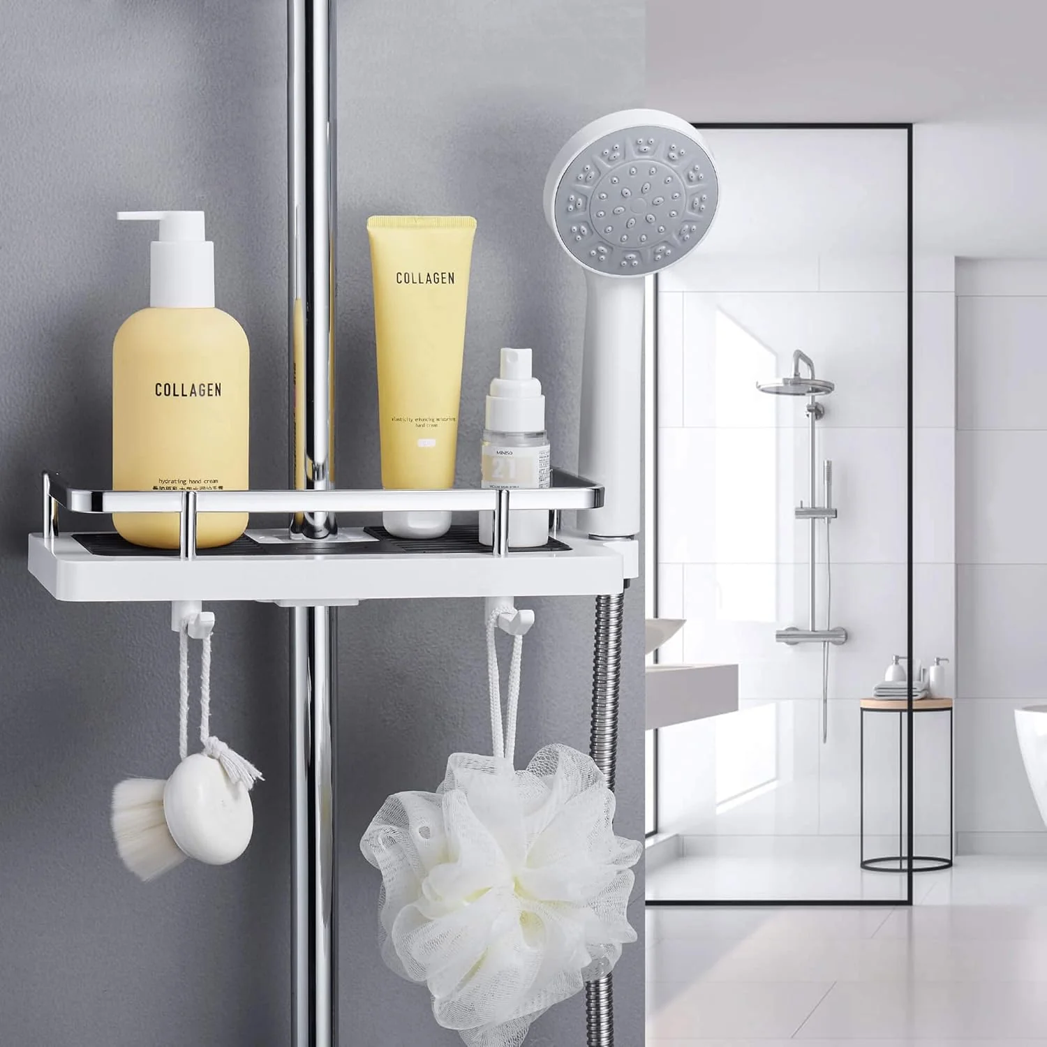 Adjustable | No-Drill | Corrosion-Resistant Stainless Steel | ShowerFlex - Image 3