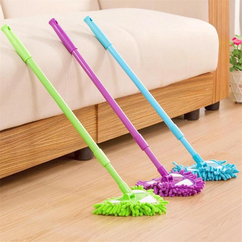 Adjustable Rotatable Triangle Cleaning Mop | 180° Mop Head | Telescopic Pole | Cleaning Mop | Mop Position Angle - Image 10