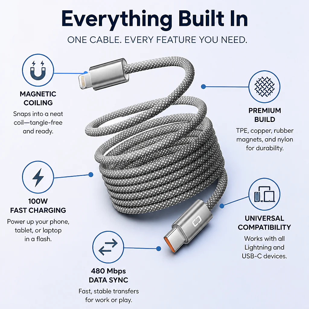AeroMag™ — Charge Faster, Stay Tangle-Free, and Own Your Space Instantly - Image 10