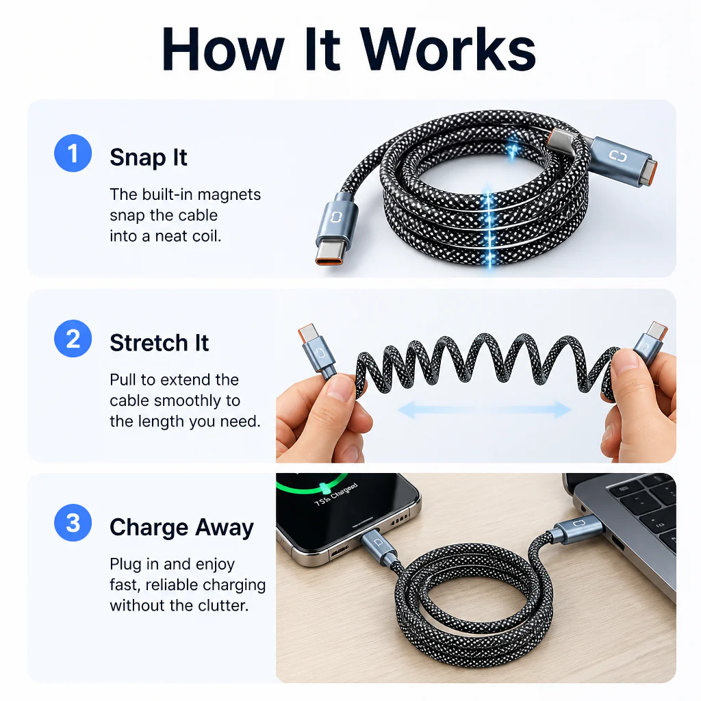 AeroMag™ — Charge Faster, Stay Tangle-Free, and Own Your Space Instantly - Image 3