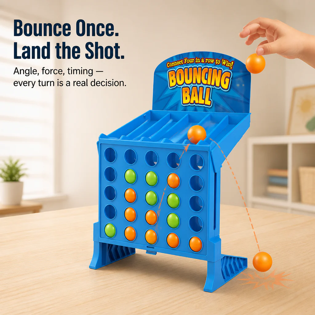 AimVenture™ — Bounce-Shoot Connect 4 That Gets Kids Off Screens and Laughing Loud - Image 3