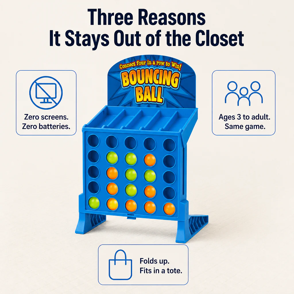 AimVenture™ — Bounce-Shoot Connect 4 That Gets Kids Off Screens and Laughing Loud - Image 5