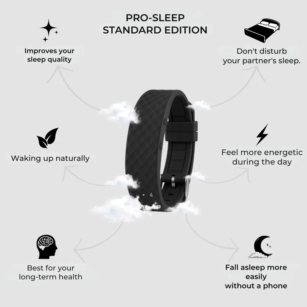 Alarm Clock | Sound-Free Silent Waking | Adjustable Brightness | ProSleep