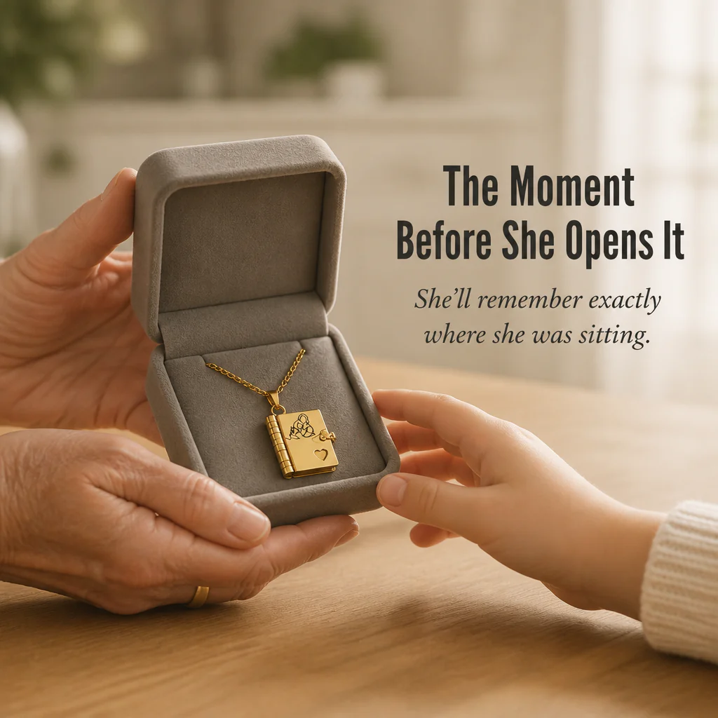 AmoriteBond™ — Open a Six-Page Book Pendant Engraved for Your Grandchild - Image 2