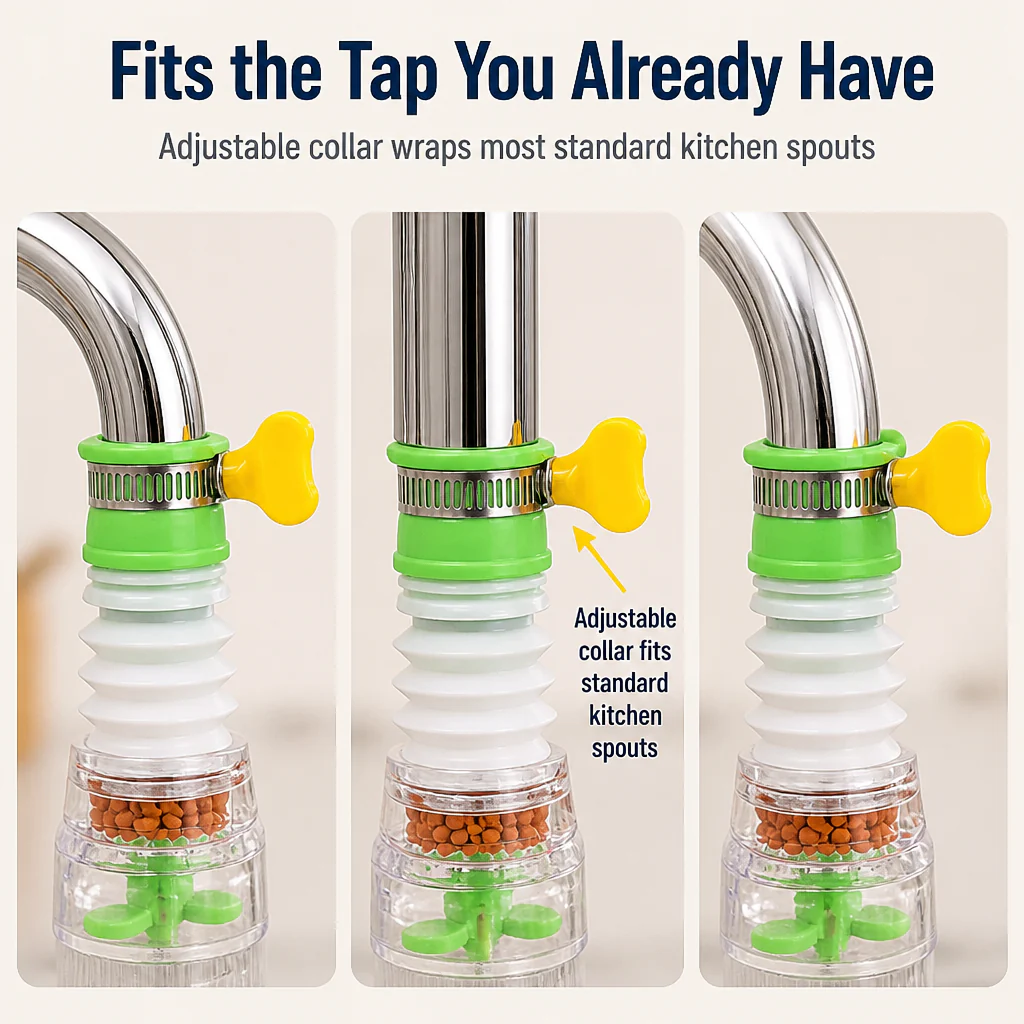 AquaPulse™ — Bend Your Faucet, Soften the Spray, End Countertop Splash - Image 9