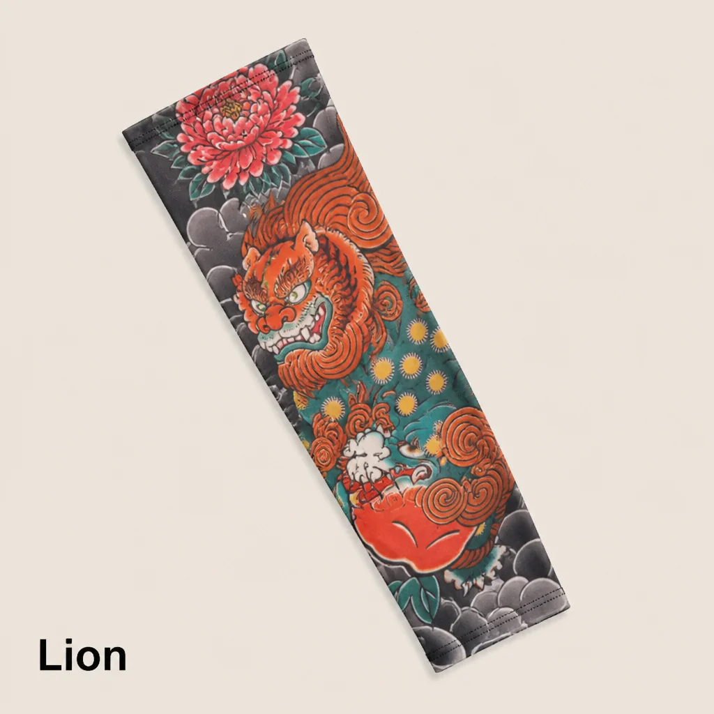 ArborSkin™ – Japanese Tattoo-Print UPF 50+ Sun Protection Arm Sleeve - Image 14