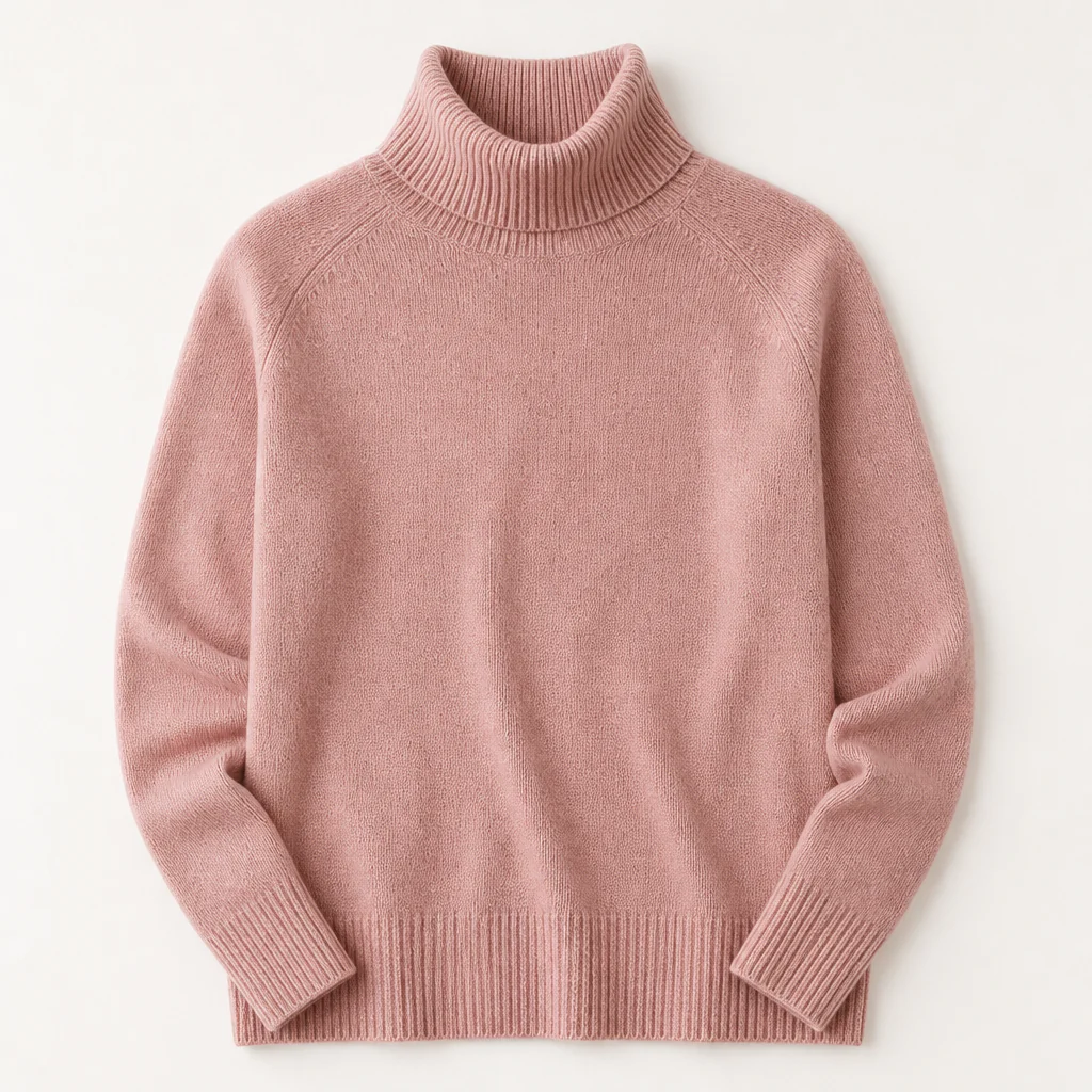 ArcticSilk™ – Cozy Relaxed-Fit Turtleneck Sweater with Ribbed Trim - Image 17