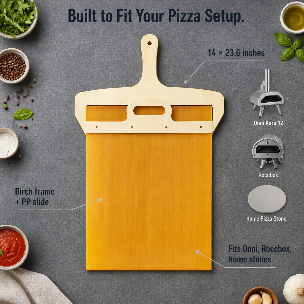 ArtisanoSlide™ — Slide Every Pizza Onto Your Stone Without Sticking or Spilling - Image 6