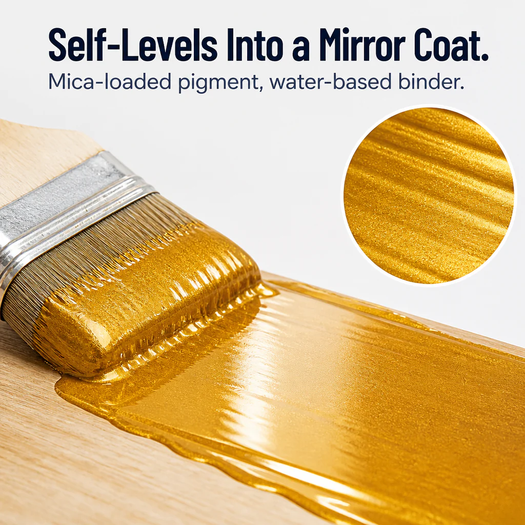 AurumLux™ — Brush On Mirror-Bright Gold That Sticks to Wood, Metal & Plastic - Image 3