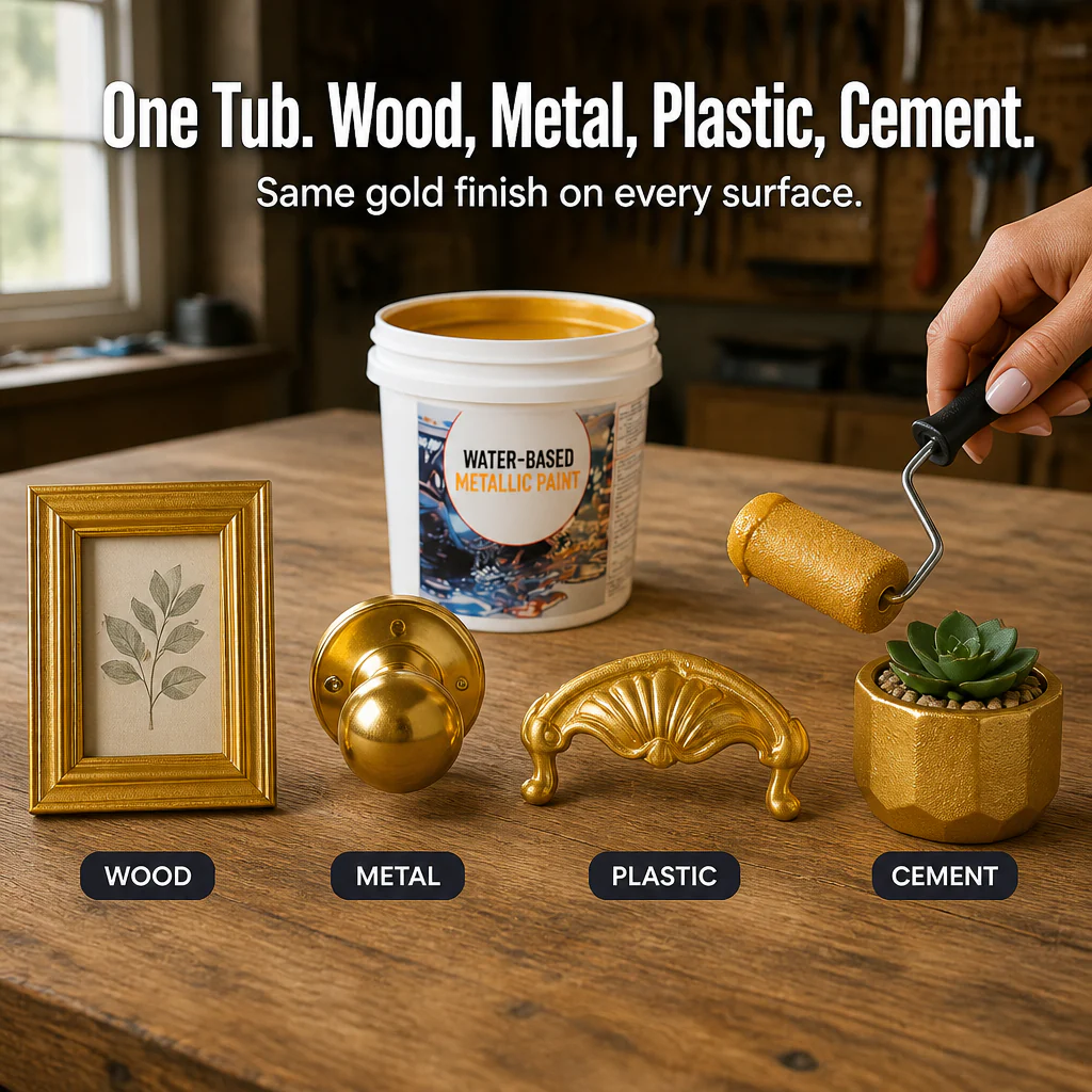 AurumLux™ — Brush On Mirror-Bright Gold That Sticks to Wood, Metal & Plastic - Image 4