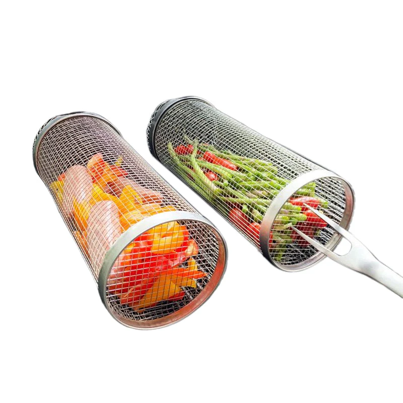 BBQ Cooking Basket | 360° Rotatable | Uniform Heat | Stainless Steel Build | GrillMaster - Image 12
