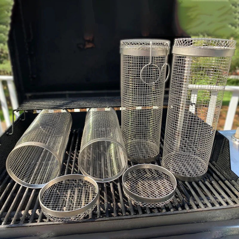 BBQ Cooking Basket | 360° Rotatable | Uniform Heat | Stainless Steel Build | GrillMaster - Image 6