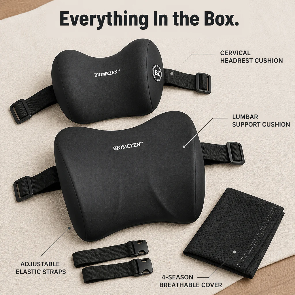 BiomeZen™ — Cradle Your Neck and Lock In Your Lower Back on Long Drives - Image 8