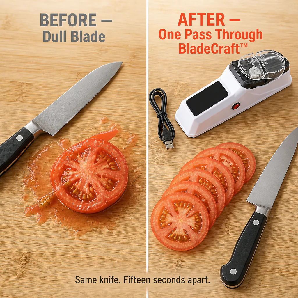 BladeCraft™ — Get Knives Sharp Enough to Glide Through Tomatoes Again - Image 4