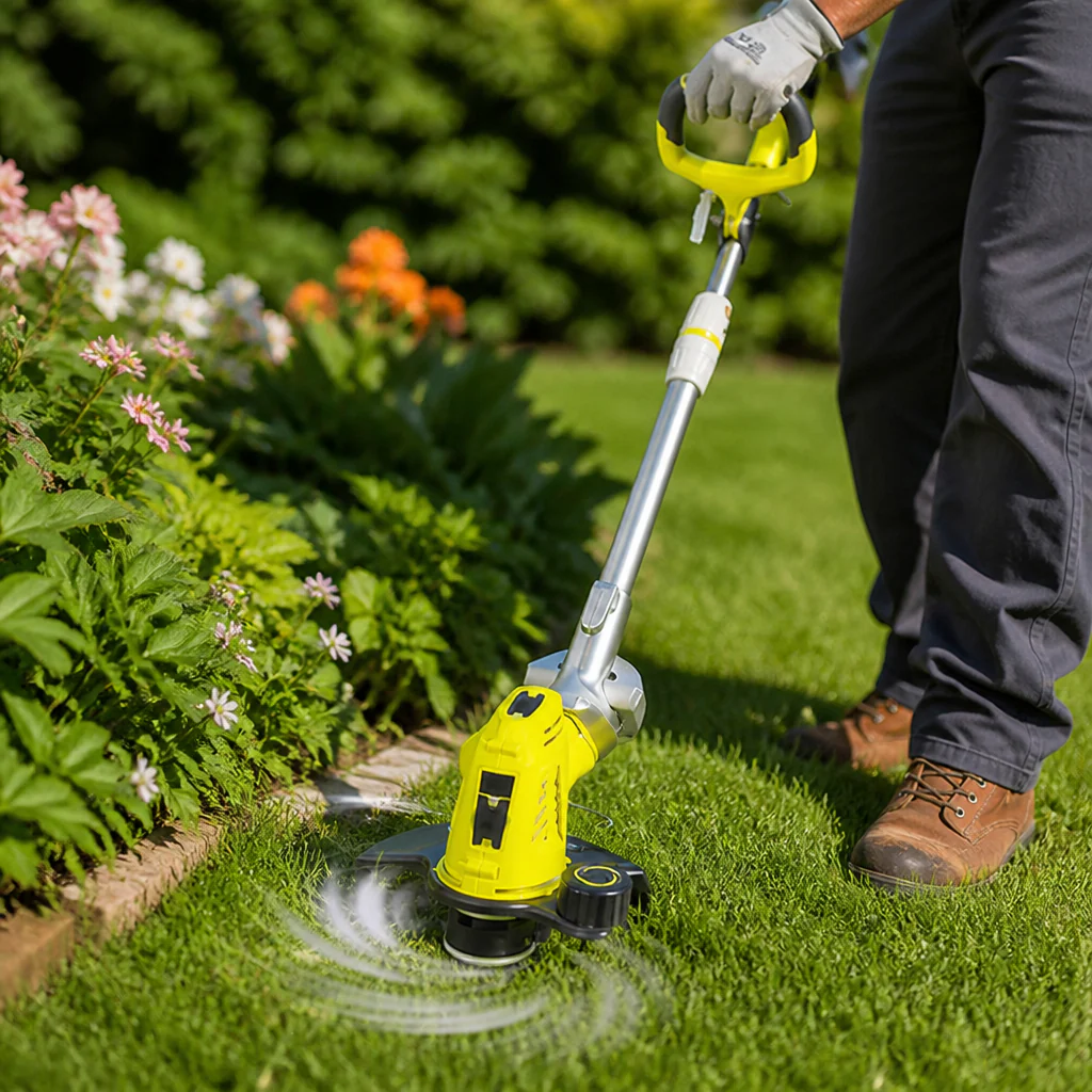 BladeJoy™ 10-inch Cordless Trimmer — Effortless Lawn Perfection Without the Pain or Hassle - Image 2