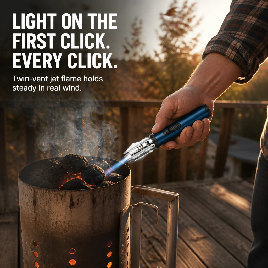 BlazeForce™ — Light Anything in Any Weather With One Steady Jet Flame