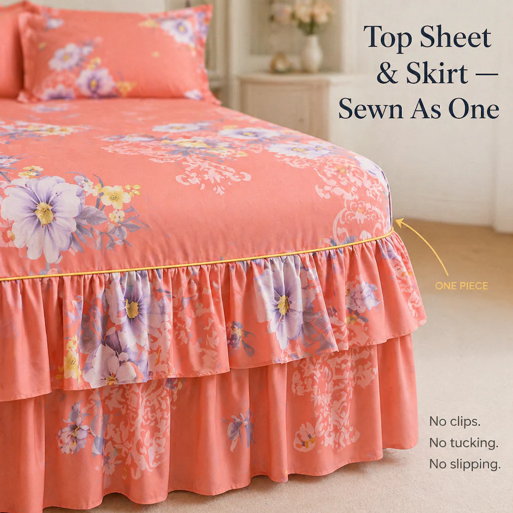 BloomEase™ — Drape Your Bed in Painterly Blooms from Sheet to Floor - Image 4
