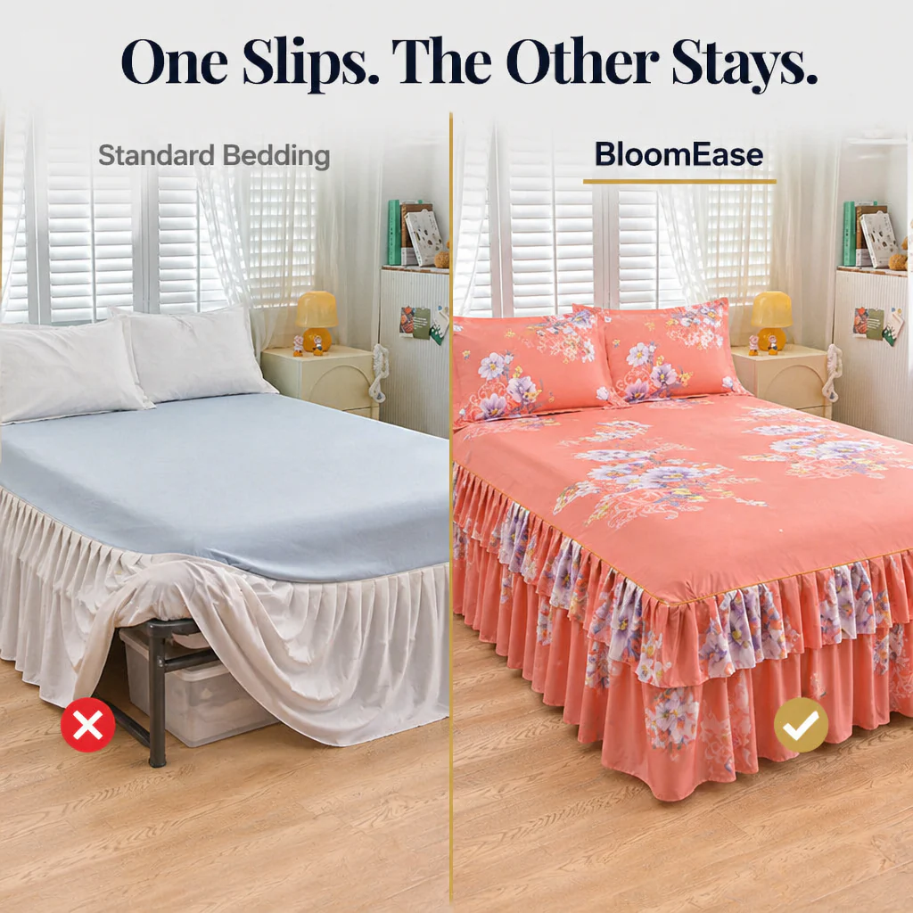 BloomEase™ — Drape Your Bed in Painterly Blooms from Sheet to Floor - Image 7
