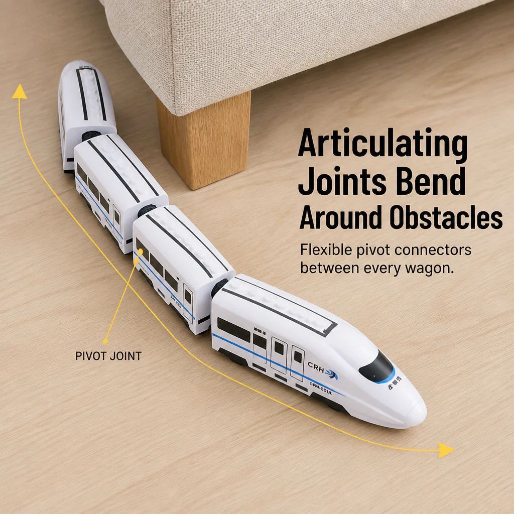 BrainBuzz Express™ — Race a Real-Looking Bullet Train Around Their Bedroom Floor - Image 2