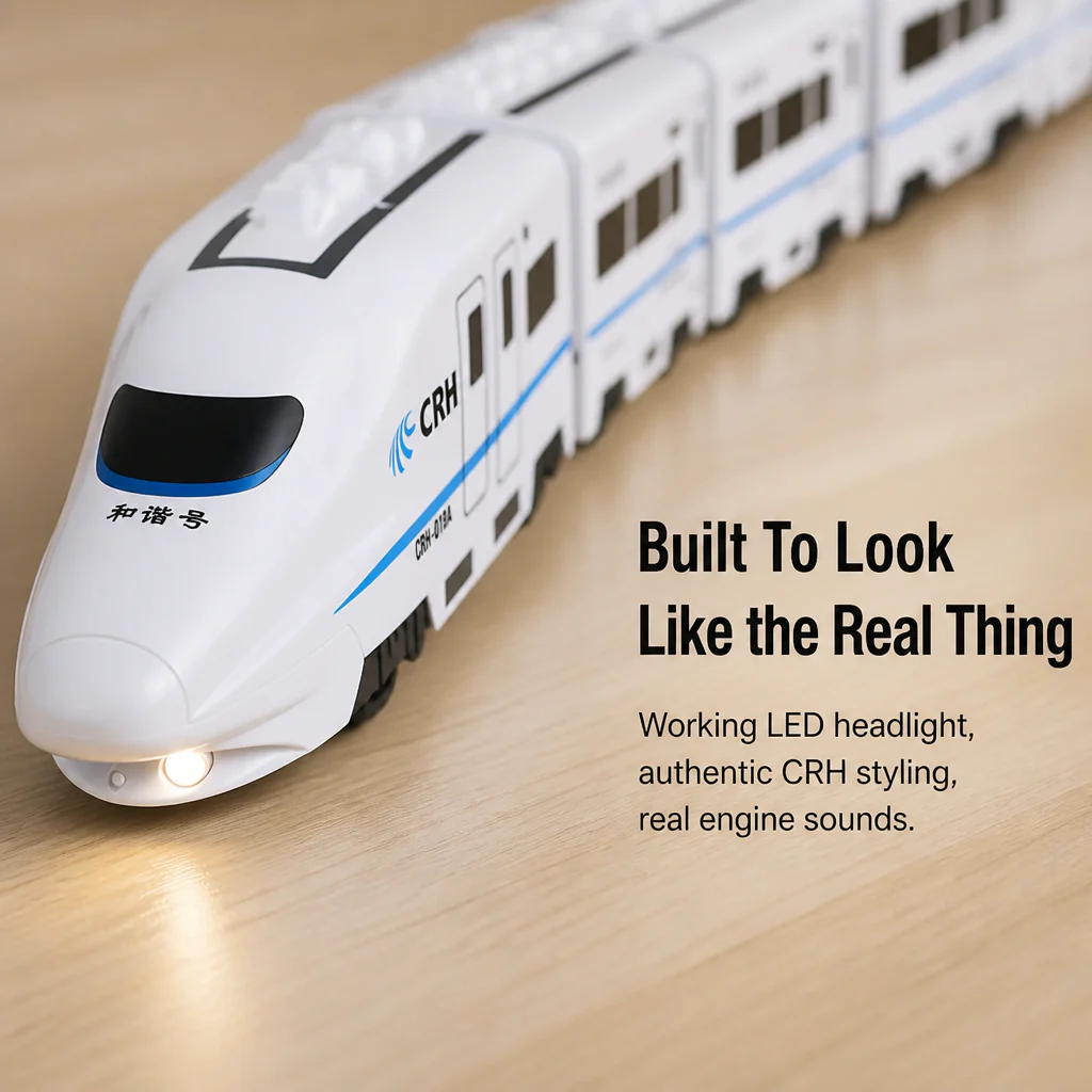 BrainBuzz Express™ — Race a Real-Looking Bullet Train Around Their Bedroom Floor - Image 4