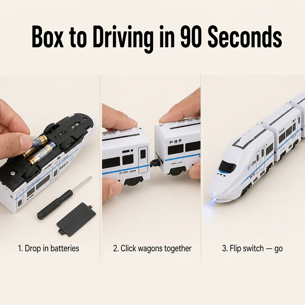 BrainBuzz Express™ — Race a Real-Looking Bullet Train Around Their Bedroom Floor - Image 7