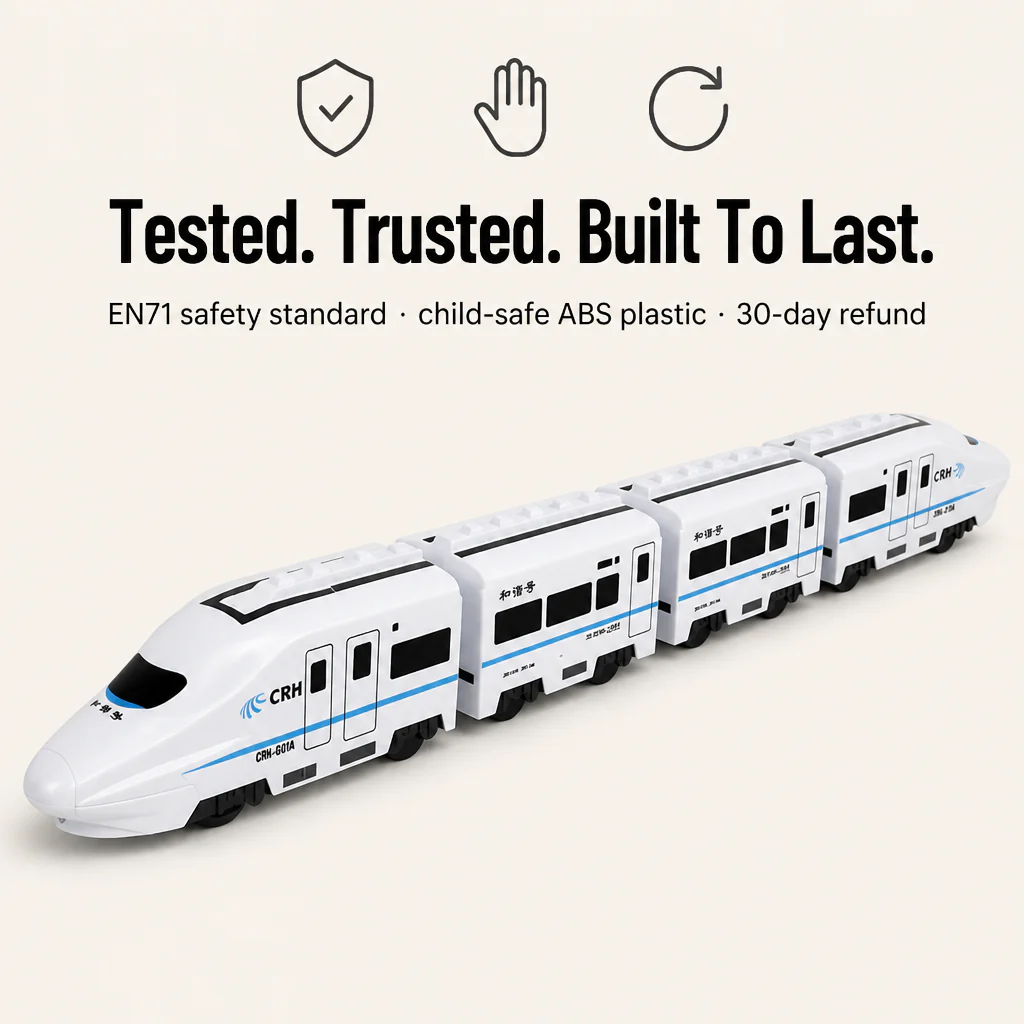 BrainBuzz Express™ — Race a Real-Looking Bullet Train Around Their Bedroom Floor - Image 8