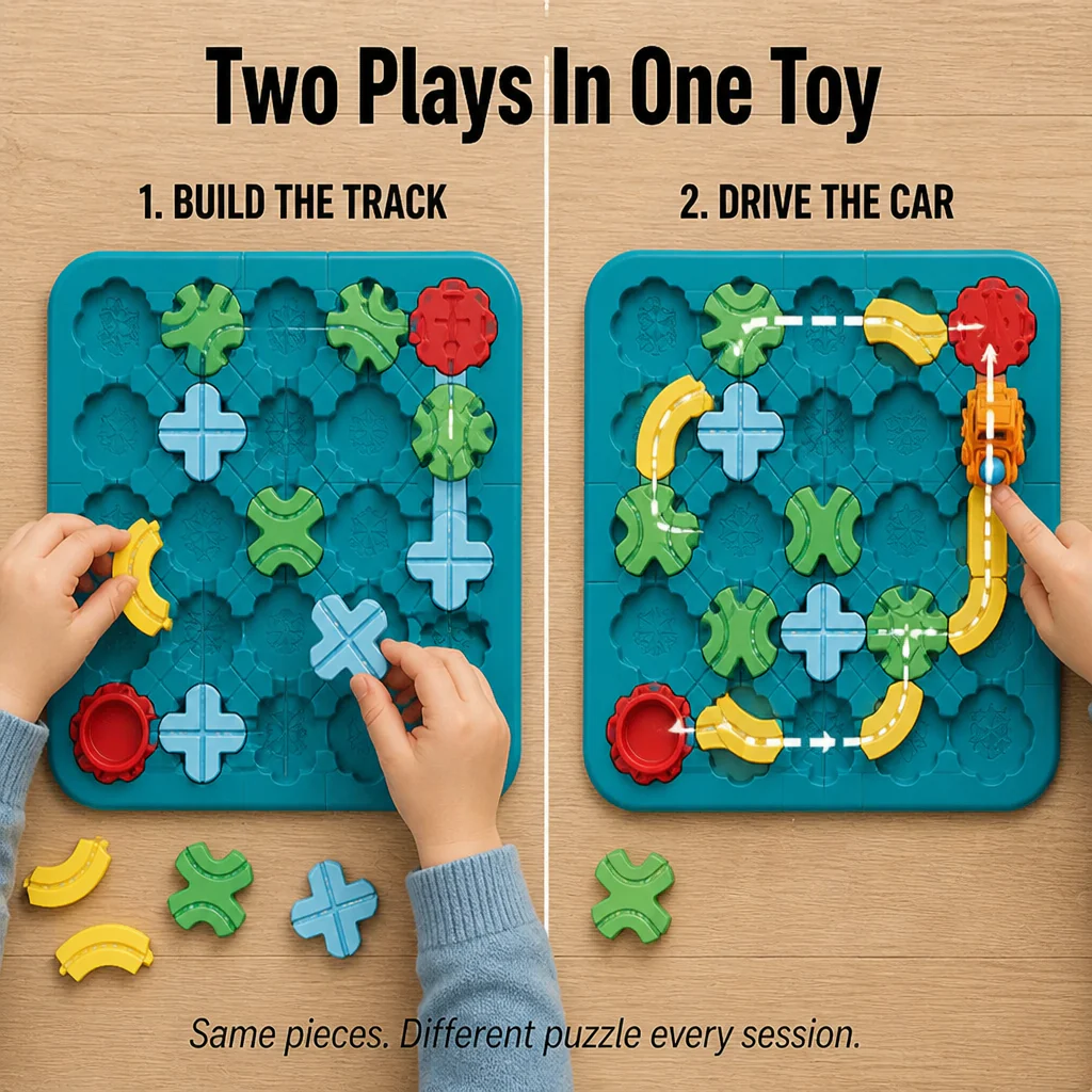 BrainTrail™ Maze — Build The Track, Drive The Car, Train Tiny Brains - Image 3