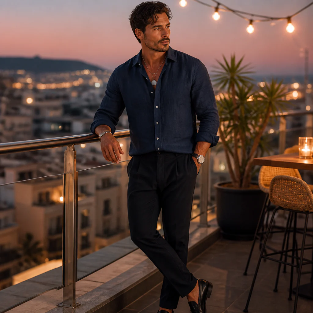 BreezeForma™ – Lightweight Breathable Long-Sleeve Button-Up Summer Shirt - Image 2