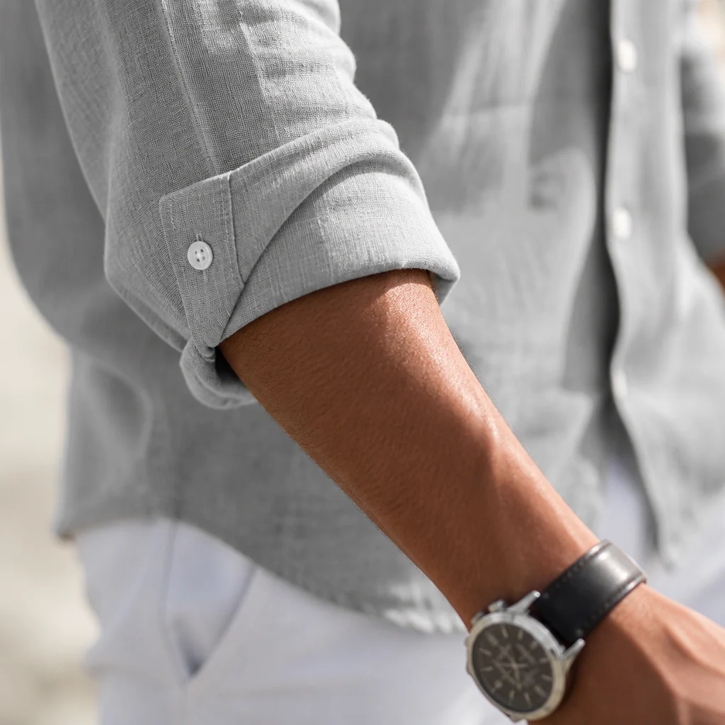 BreezeForma™ – Lightweight Breathable Long-Sleeve Button-Up Summer Shirt - Image 6