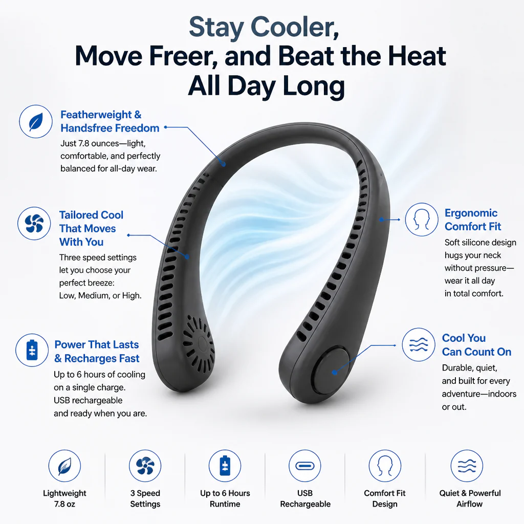 BreezeHalo™ — Stay Cooler, Move Freer, and Beat the Heat All Day Long - Image 10