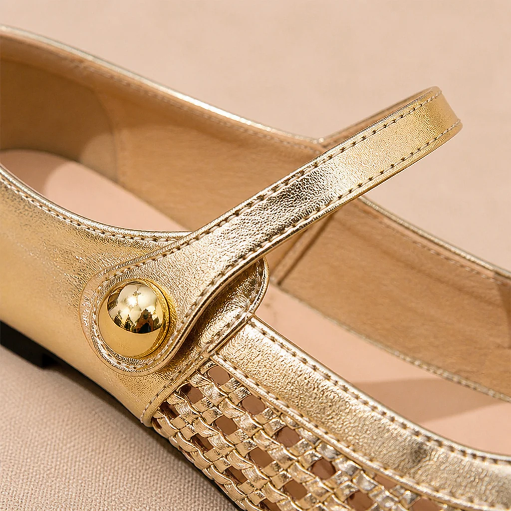 BreezeStep™ – Hand-Woven Square-Toe Mary Jane Mules - Image 6