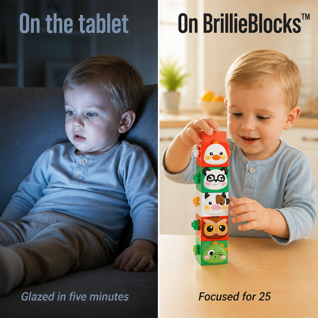 BrillieBlocks™ — Snap 12 Animal Friends Into Towers Kids Won't Quit - Image 2