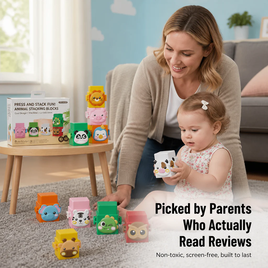 BrillieBlocks™ — Snap 12 Animal Friends Into Towers Kids Won't Quit - Image 6