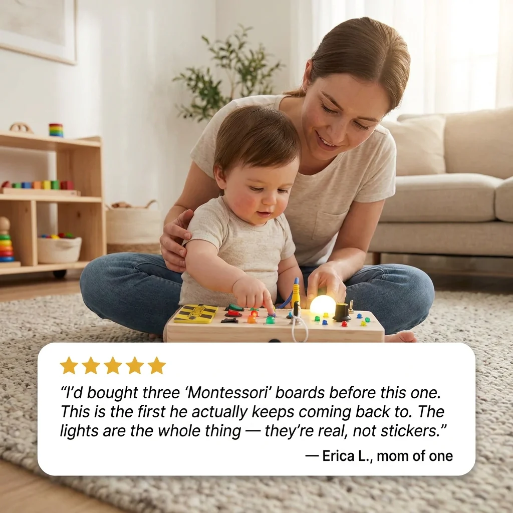 BrillioPlay™ — Give Tiny Hands Real Switches, Lights and Music to Master - Image 7