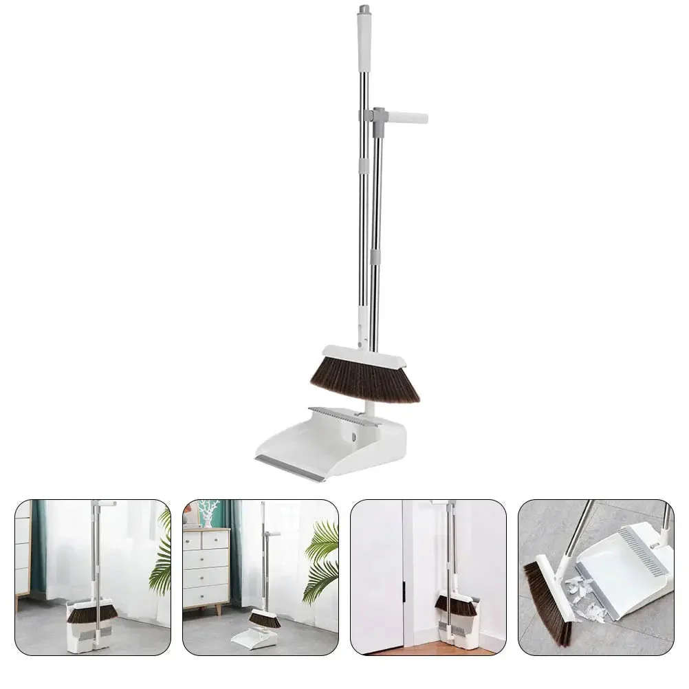 Broom with Dustpan Set | Upright Sweeping Without Stooping | Comb-Edged | CleanStand - Image 3