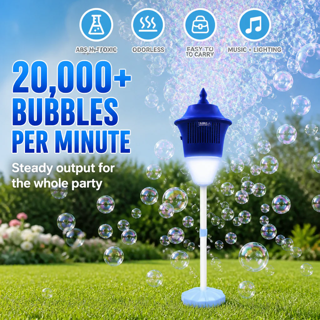 BubbleWhirl™ — Fill Any Party With 20,000 Bubbles, LED Color & Music - Image 2