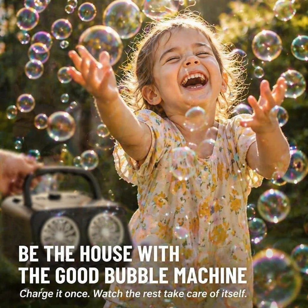 BubblyRush™ — Flood Any Backyard Party With a Twin-Disc Bubble Storm - Image 8