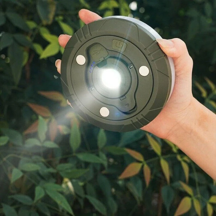 Camping lantern with 10m RGB string lights – ambiance & safety for every outing - Image 2